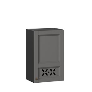 Шкаф кухонный Амели-3 450 ЛД 299.330.000.028, Черный/Оникс серый в Кургане