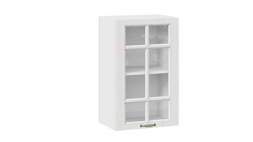 Навесной кухонный шкаф Лина 1В45С (Белый/Белый) в Шадринске