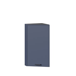 Навесной кухонный шкаф окончание Индиго ЛД 298.690.000.160, Чёрный/Тёмно-синий в Шадринске