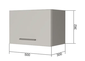 Кухонный навесной шкаф В350, Белое гладкое Ламарти/Антрацит в Шадринске