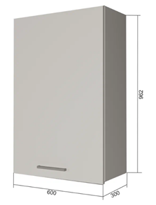 Кухонный шкаф В9 60, Бетон пайн/Антрацит в Кургане