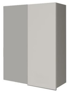 Навесной кухонный шкаф ВУП 960 Белое гладкое Ламарти/Белый в Кургане