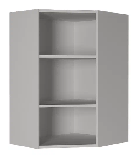 Угловой кухонный шкаф ВУ9, Сатин/Белый в Кургане - изображение 1