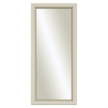 Настенное зеркало Сиена, Бодега белый / патина золото в Кургане - изображение
