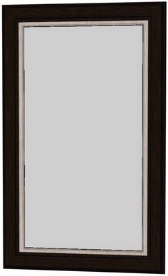 Зеркало настенное ЗП1, цвет Венге в Шадринске - изображение