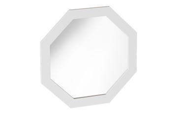 Зеркало настенное Калгари Дуб натуральный светлый/Белый матовый в Шадринске