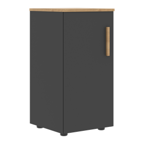 Низкий шкаф колонна с глухой дверью левой FORTA Графит-Дуб Гамильтон  FLC 40.1 (L) (399х404х801) в Шадринске