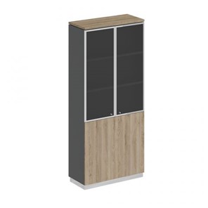 Шкаф для документов двери стекло Speech Cube (90x40x203.4) СИ 308 ДС АР ДС/ХР в Кургане