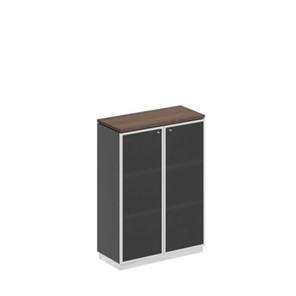 Шкаф для документов средний стекло в рамке Speech Cube (90x40x124.6) СИ 319 ДГ АР ХР в Кургане