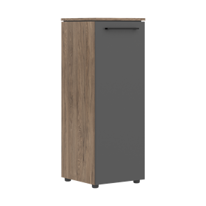 Средний шкаф колонна с глухой дверью MORRIS TREND Антрацит/Кария Пальмира MMC 42.1 (429х423х821) в Шадринске