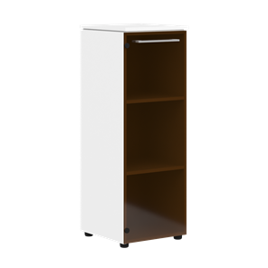 Шкаф колонна MORRIS Дуб Базель/Белый MMC 42 (429х423х1188) в Шадринске