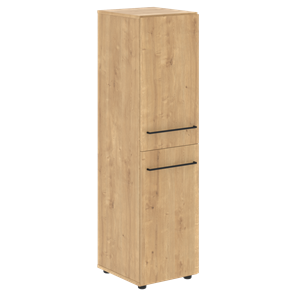 Шкаф узкий средний с глухими дверьми LOFTIS Дуб Бофорд LMC LMC 40.4 (400х430х1517) в Кургане