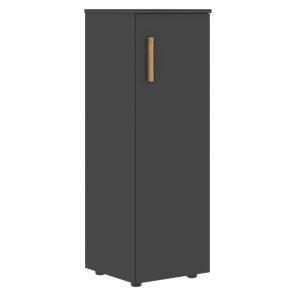 Средний шкаф колонна с глухой дверью правой FORTA Черный Графит  FMC 40.1 (R) (399х404х801) в Шадринске