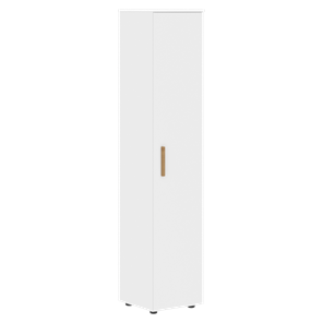 Шкаф колонна высокий с глухой дверью FORTA Белый FHC 40.1 (L/R) (399х404х1965) в Шадринске