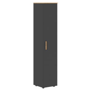Высокий шкаф с глухой дверью колонна FORTA Графит-Дуб Гамильтон   FHC 40.1 (L/R) (399х404х1965) в Кургане