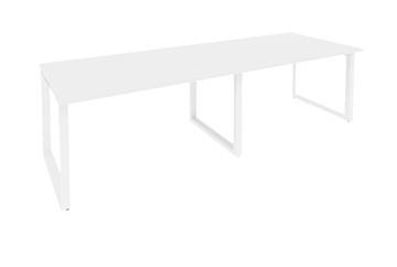 Конференц-стол переговорный O.MO-PRG-2.3 Белый/Белый бриллиант в Кургане