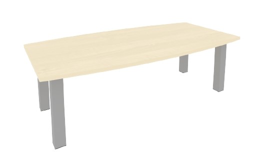 Переговорный стол KPRG-1 Серый/Клен в Кургане - изображение