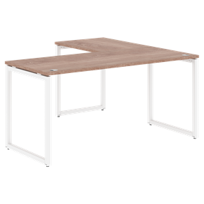 Письменный стол угловой левый XTEN-Q Дуб-сонома- белый XQCT 1615 (L) (1600х1500х750) в Шадринске