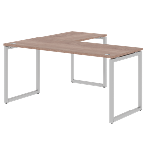Письменный стол угловой правый XTEN-Q Дуб-сонома- серебро XQCT 1615 (R) (1600х1500х750) в Шадринске