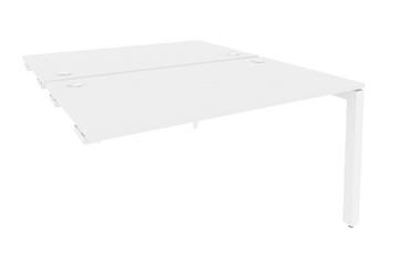 Приставной стол к тумбе O.MP-D.SPR-3.8 Белый/Белый бриллиант в Кургане