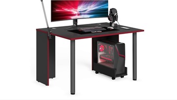 Компьютерный стол SKILLL SSTG 1385.1 , (1360x850x750), Антрацит/ Красный в Кургане