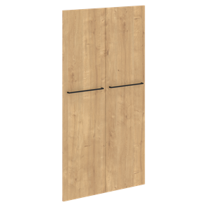 Дверь двойная  глухая средняя LOFTIS Дуб Бофорд LMD 40-2 (790х18х1470) в Кургане