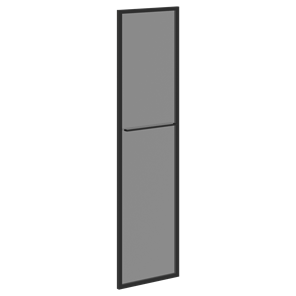 Дверь стеклянная в рамке левая LOFTIS Сосна Эдмонт LMRG 40 L (790х20х1470) в Кургане
