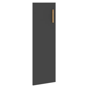 Дверь для шкафа средняя левая FORTA Черный Графит FMD40-1(L) (396х18х1164) в Кургане