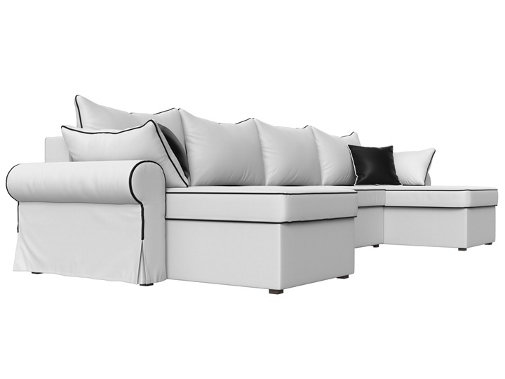 П-образный диван Элис, Белый (экокожа) в Шадринске - изображение 4