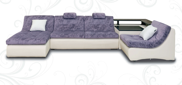 П-образный диван Марго 390х200х180х80 в Шадринске - изображение