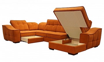 Угловой диван N-11-M (П1+ПС+УС+Д2+Д5+П1) в Кургане - предосмотр 1
