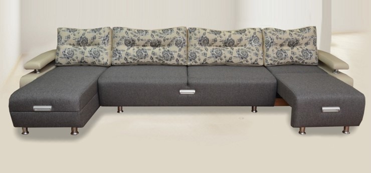 П-образный диван Престиж-15 микс в Шадринске - изображение 1