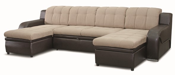 П-образный диван Жемчуг 2 ПДУ в Шадринске - изображение