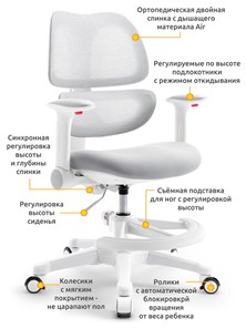 Растущее детское кресло Dream Air Y-607 G в Шадринске - предосмотр 1