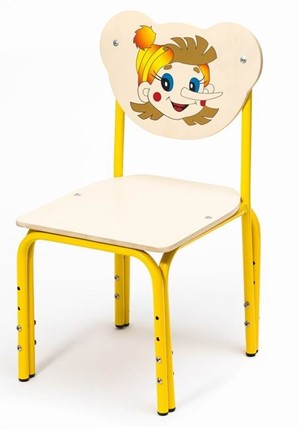 Детский растущий стул Буратино (Кузя-БР(1-3)БЖ) в Шадринске - изображение