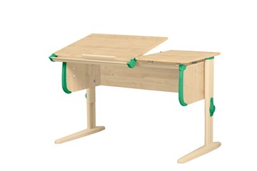 Растущий стол 1/75-40 (СУТ.25) Бежевый/Бежевый/Зеленый в Кургане