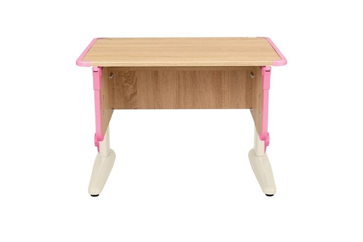 Детский стол-трансформер 4/75 (СУТ.41) Дуб сонома/бежевый/розовый в Кургане - изображение 6