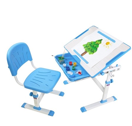 Стол растущий и стул Karo Blue в Шадринске - изображение