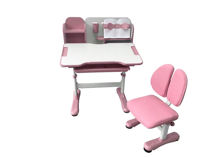 Парта растущая + стул Vivo Pink FUNDESK в Шадринске - изображение 3