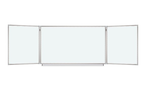 Магнитная доска для рисования BRAUBERG 100х150/300 см, 3-х элементная в Шадринске - изображение