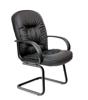 Компьютерное кресло CHAIRMAN 416V экокожа черная в Шадринске - изображение